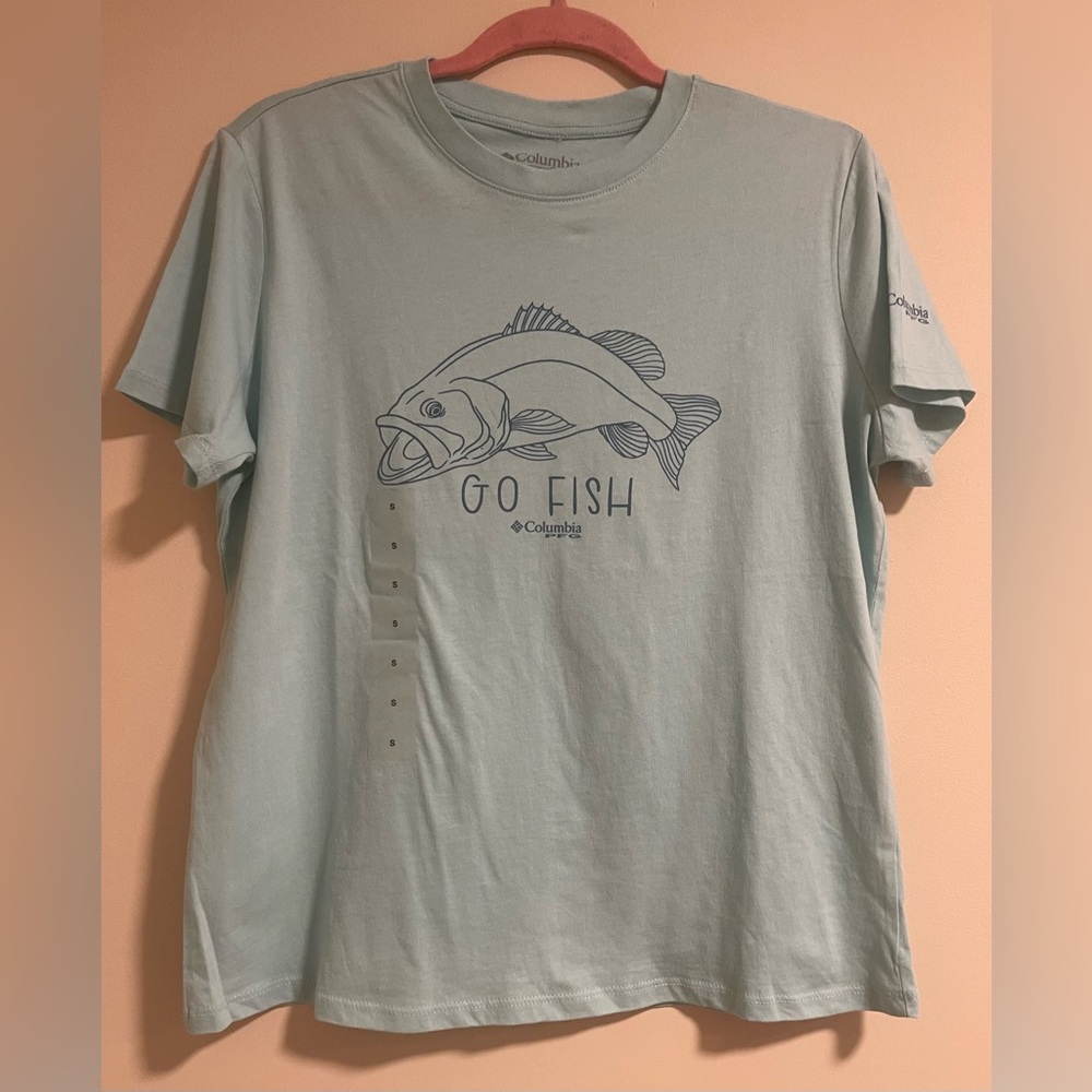 Columbia Go Fish Tee - Soft Blue